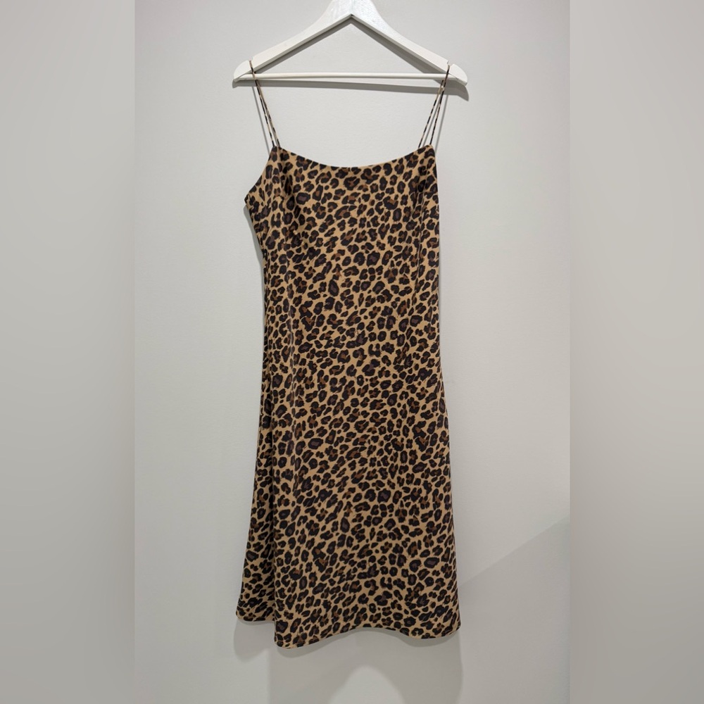 Abercrombie & Fitch Brown Leopard Dress Size M